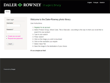 Tablet Screenshot of library.daler-rowney.com